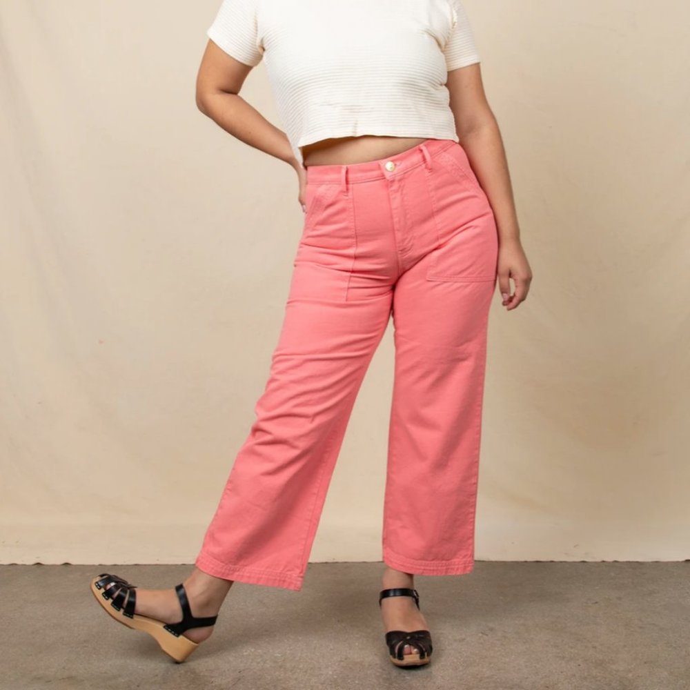 Big Bud Press Work Pants in Flamingo Pink sz M